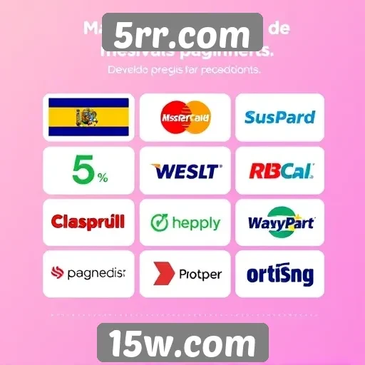 Explorando as opções de pagamento disponíveis no 5rr.com